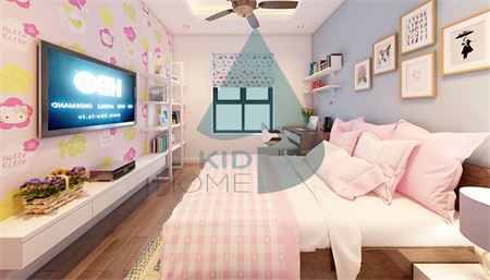 Thiết kế nội thất phòng con gái-Mr.Lam CC Mulberryland