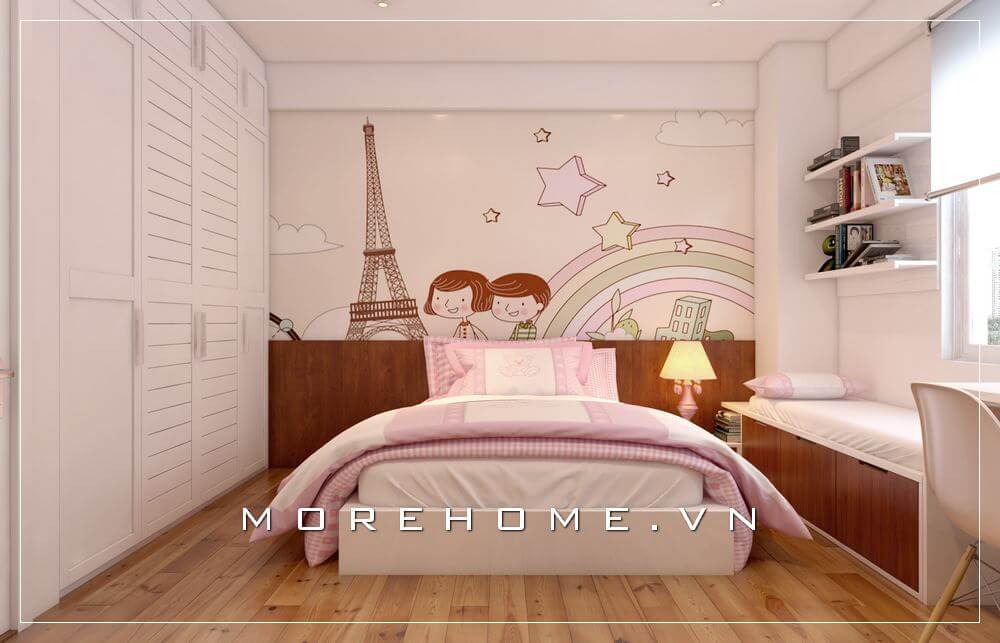 BST mẫu thiết kế nội thất phòng ngủ hiện đại cho bé được yêu thích nhất