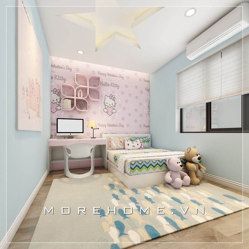 Các mẫu thiết kế phòng ngủ bé gái đầy ấn tượng và dễ thương